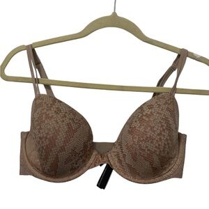 Victoria’s Secret Limed Demi Snakeskin Bra